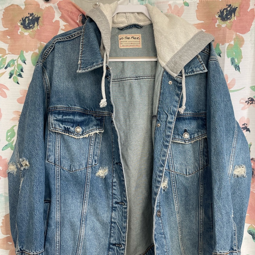 NWOT Free People Flawless Denim Jacket sz small